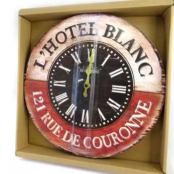 Les Trsors De Lily [M3207] - Настенные часы French Terroir Hotel Blanc