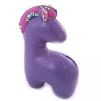 Les Trsors De Lily [N0899] - Копилка из смолы Passion Horses фиолетовая - 20x14x9 см