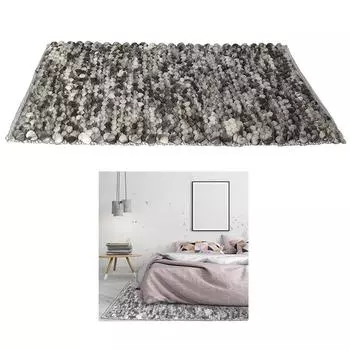 Les Trsors De Lily [R0355] - Дизайнерский ковер Wool balls серый - 170x120 см.
