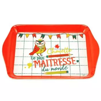 Les Trsors De Lily [R6794] - Маленький меламиновый поднос Matresse (Самая милая госпожа в мире) - 21x14см