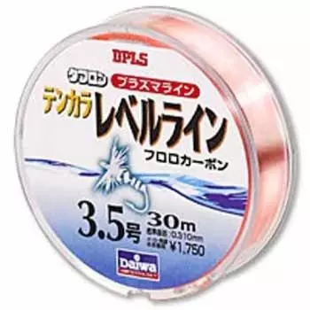 Леска для лески Tenkara Level Line 3 из фторопласта DAIWA, 30 м, розовая, № розовый