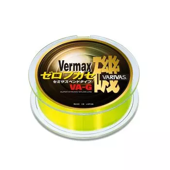 Леска из нейлона VARIVAS Max Iso Zero Fukase 150 м флуоресцентный желтый 1,75 4,5 кг флуоресцентный желтый