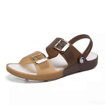Летние мужские тапочки 8 Garden Quick Dry Shoes Дышащие мужские сандалии Большие размеры Мужские пляжные сандалии Шлепанцы 40 синий