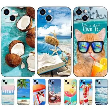 Летний чехол Coconut Tree для iPhone 14/13/12 Pro Max/Mini iPhone 13 Pro Max
