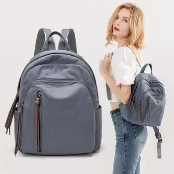 Летняя сумка Street Trend Oxford Cloth Backpack Женская сумка Fashion Fringe Anti-theft Backpack