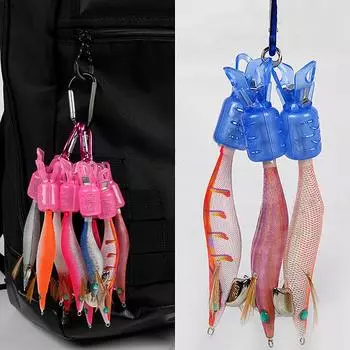 Letoyo Squid Jig Hook Cover Fishing Hooks Cover Umbrella Hook Caps Protector Fishing Jigs Lure Safety Caps Fishing Accessory S розовый