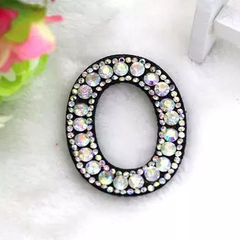 Letters Applique Bag For Clothes High Quality A-Z Letters Patch Shoes 1PC English Alphabet Hot Sale Popular Badge 3D Iron On Rhinestone Handmade 1