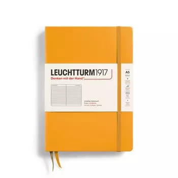LEUCHTTURM1917 Notebook A5 Horizontal Ruled Rising Sun 363388 Genuine Imported Product
