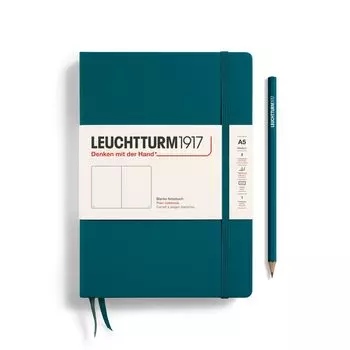 Leuchtturm Note A5 Plain Pacific Green 359698 Обычный импортный продукт