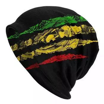 Лев Иуды Король Раста Регги Капот Шапки Осень Зима Skullies Шапки Шапка Ямайка для унисекс Женская Летняя Кепка с головным убором One Size