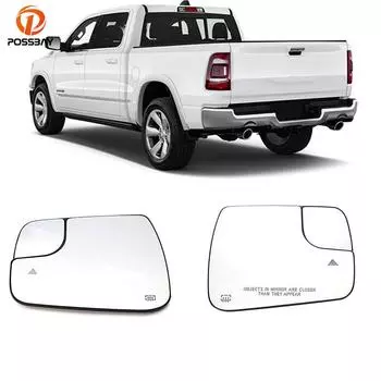 Левое правое стекло зеркала с подогревом для водителя и пассажира для Dodge Ram 1500 2500 2019 2020 2021 2022 Автоаксессуары left