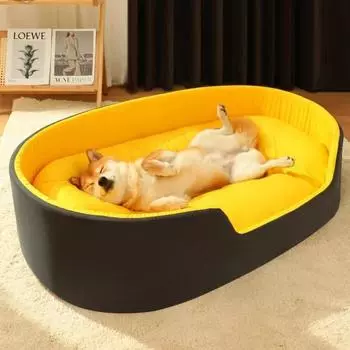 Лежак для домашних собак Four Seasons Universal Big Size Extra Large Dog House Sofa Cannel Soft Pet Dog Cat Warm Bed S-XL Pet Accessories 40x30cm
