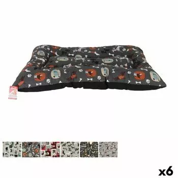 Лежанка для домашних животных MCT mascotas Textile 100 x 70 x 9 см (6 единиц)