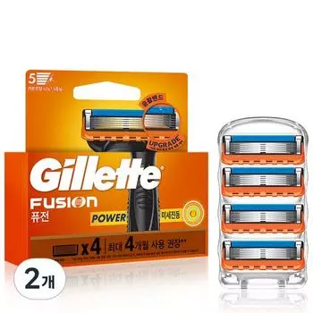 Лезвие бритвы Gillette 2024 Fusion Power, корейское лезвие бритвы