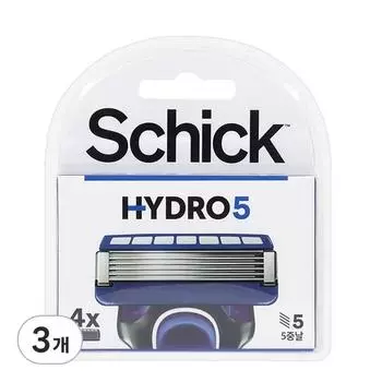 Лезвия для бритвы Schick Hydro 5 Basic, 4 упаковки, 3 шт., корейские лезвия для бритвы