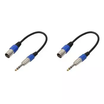 LF# 3P XLR штекерный разъем на 1/4 6,35 мм гнездовой штекер стереомикрофонный адаптер-кабель