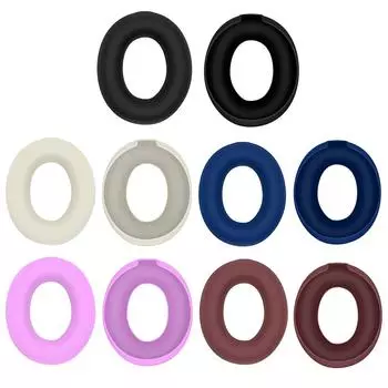 LF# Silicone Case Sweatproof Soft Skin Protector for TOZO HT2 Headphones Ear Pad синий