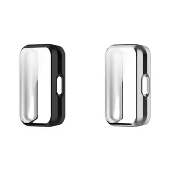 LF# Soft TPU Screen Protector Full Cover Case for Samsung Galaxy Fit 3 (Black)