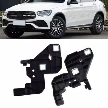 Лх & Амп; Rh Кронштейны радиатора и фары для Mercedes Benz Glc300 2016-2018