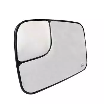 LH Left Side Towing Mirror Glass Heated For Dodge Ram 1500 2500 3500 Truck 05-09