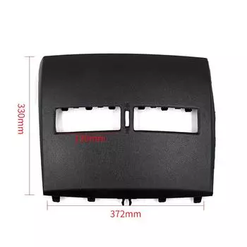 LHD A/C воздуховод дефлектор для Nissan Tiida 2005-2011 воздуховод дефлектор отделка-панель приборов кондиционер дефлекторы крышка щиток чёрный