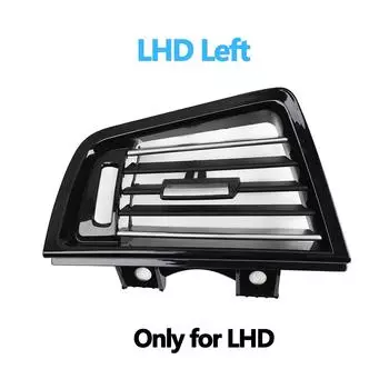 LHD RHD Piano, черные передние вентиляционные отверстия, розетка переменного тока, хромированная панель для BMW 5 серии F10 F11 F18 520i 523i 525i 528i LHD Left