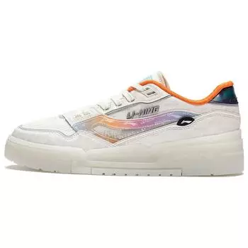 Li Ning 001 Btc Prm прочные дышащие низкие кроссовки для скейтбординга мужские белые AGCT003-2 40