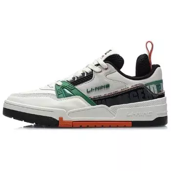 Li Ning 001 BTC Удобные Универсальные Нескользящие Износостойкие Сбалансированные Легкие Низкие Кроссовки Для Скейтбординга Мужские Кроссовки Белые Черные Зеленые AECR001-1 46