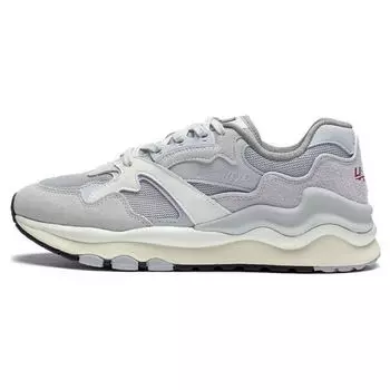 Li Ning 001 Mountain And Sea Fabric Synthetic Leather Low-Top Sports Casual Shoes Men Sneakers Chuan-Stone-Grey AZGT007-1 43