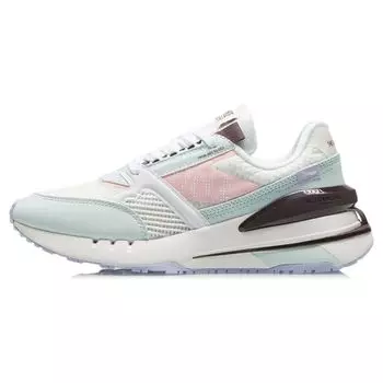 Li-Ning 001 Новорожденные белые белые женские кроссовки Cloud-White Standard-White AGCR184-2 35