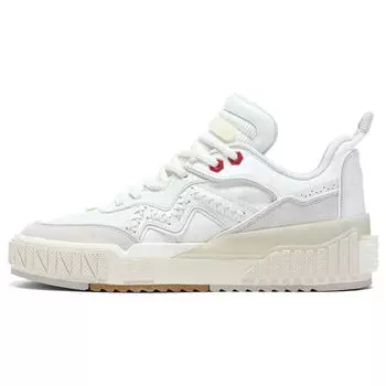 Li Ning 001 Unblock нескользящие износостойкие низкие кроссовки для скейтбординга мужские кроссовки облачно-белые жемчужно-белые AGCT001-1 39