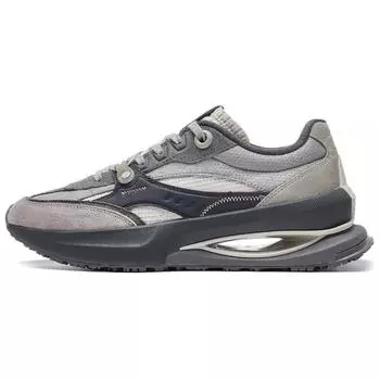 Li Ning 92 Shadow нескользящие износостойкие низкие повседневные туфли женские повседневные туфли черные серые AGCT250-4 35