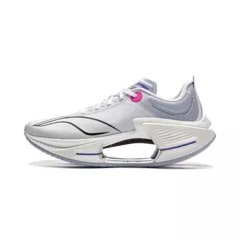Li Ning Absolute Shadow 3 Essential Technology Профессиональные кроссовки для гонок и тренировок Мужские кроссовки Белый Фиолетовый ARRV003-1 43