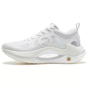 Li Ning Absolute Shadow CRC модные удобные нескользящие износостойкие низкие повседневные кроссовки для бега мужские кроссовки стандартно-белые AZGT017-8 43