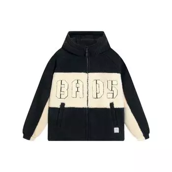 Li-Ning Anti Wu Series FW22 Лоскутная куртка с капюшоном на молнии с буквенным узором Мужская верхняя одежда Многоцветная AFDSA69-4 3XL