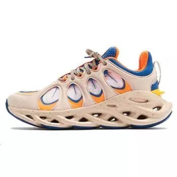 Li-Ning Arc Ace New York Fashion Week — мужские кроссовки Foggy Apricot Tan Dark Blue Lemon-Chrome ARHP191-2