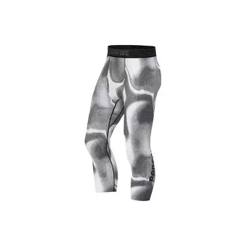 Li Ning Badfive 3D Cut обтягивающие повседневные спортивные брюки мужские низ черный AUQT047-1 S