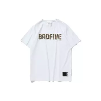 Li Ning Badfive повседневная футболка с коротким рукавом мужская белая AHSP077-7 S