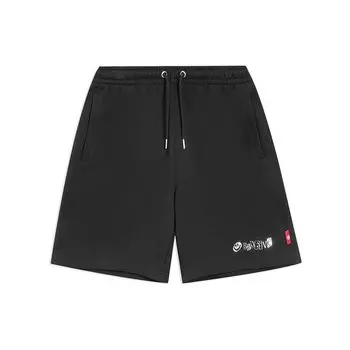 Li Ning Badfive Printed Loose Straight Shorts Женские шорты Черные AKSS374-2 S