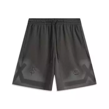 Li Ning Badfive Quest For The Central Plains Пот-абсорбирующие удобные свободные спортивные шорты мужские шорты темно-серые AKSU801-1 XL