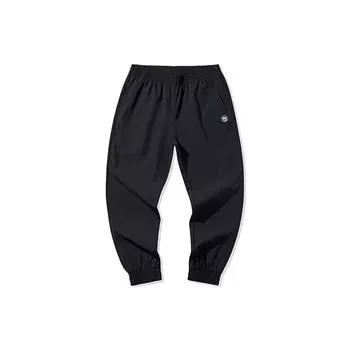 Li Ning Badfive Series Cuffed Loose Sports Long Брюки Женские низы Стандарт-Черный AKXQ018-1 XL