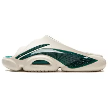 Li Ning Badfive Slide Og Повседневные Дышащие Легкие Нескользящие Шлепанцы Мужская Обувь Светло-зеленый ABTV007-5 41