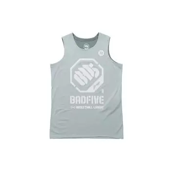 Li-Ning Badfive свободный прямой крой без рукавов баскетбольная майка мужская топы озеро-серо-голубой AAYR207-5 XXXL