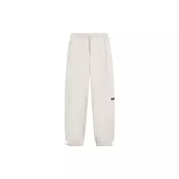 Li-Ning Badfive Tactical Series, однотонные свободные вязаные спортивные штаны с манжетами, мужские брюки с цветочным принтом, серые, AKLS643-1 XXL