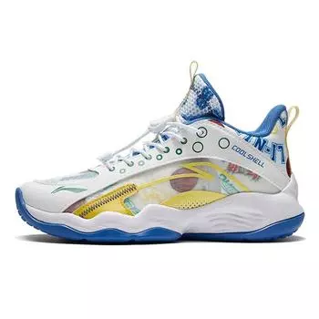 Li-Ning Баскетбольные кроссовки Cloud Anti-Slip Anti-Kick Shock Absorbing Durable Airproof Support Balance Lightweight Rebound Low-Top Kids YKBS018-9 29