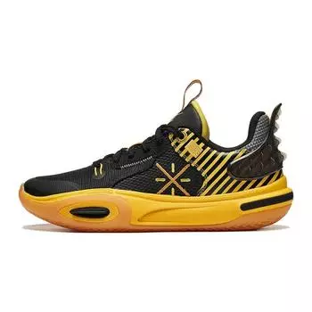 Li-Ning Баскетбольные кроссовки Cloud Shock Absorbing Durable Lightweight Rebound Low Top Kids Basketball Shoes Black Yellow YKBT066-1 40