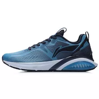 Li-Ning Бесшовные амортизирующие кроссовки с низким верхом унисекс кроссовки сине-черные ARHR049-2 43