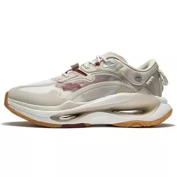 Li Ning Beyond Fabric TPU Shock Absorbing Non-Slip Wear Resistance Airproof Lightweight Rebound Low-Top Sports Casual Shoes Men Sneakers AZGS053-1 44