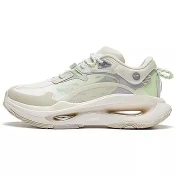 Li Ning Beyond Infinity Удобные универсальные повседневные туфли с низким верхом Женские кроссовки Pearl-White AZGS086-2 36