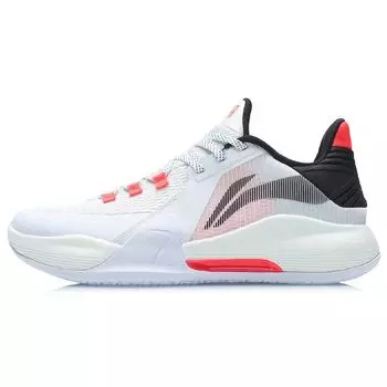Li-Ning Blitz 7 White Flame Red Мужские кроссовки Standard-White Fluorescent-Flame-Red ABPR007-1